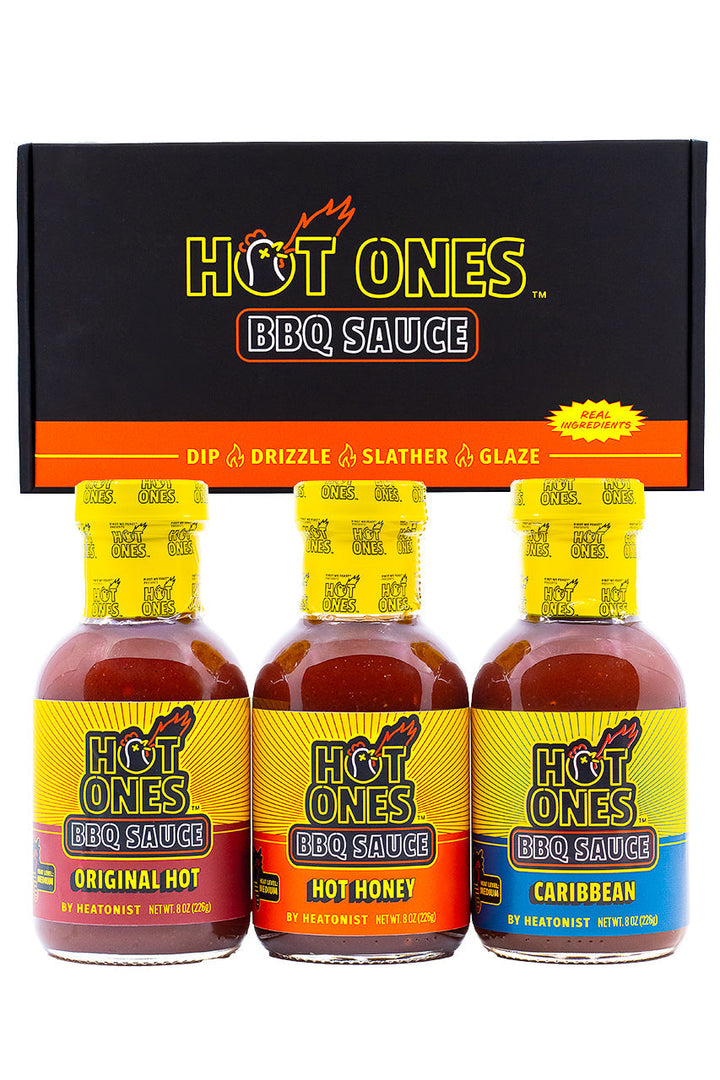 Hot Ones BBQ Trio Pack (Original / Hot Honey / Caribbean) R0