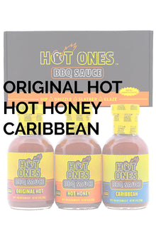 Hot Ones BBQ Trio Pack (Original / Hot Honey / Caribbean) J0