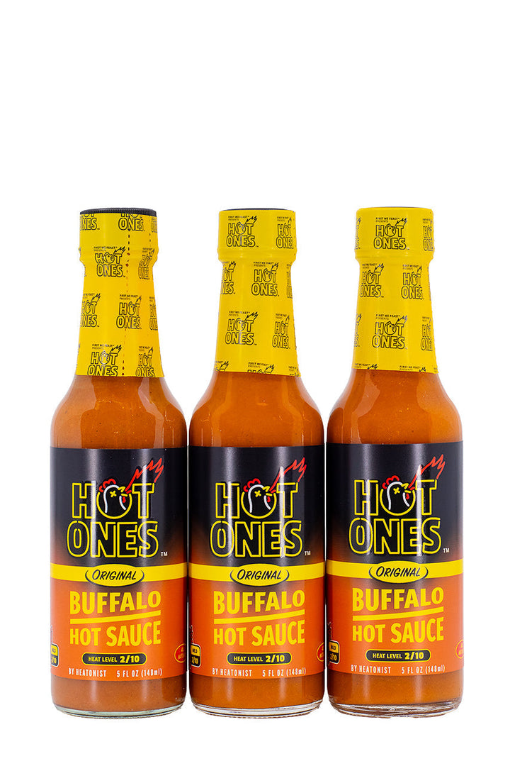 Buffalo Hot Sauce 3-Pack | Hot Ones Hot Sauce X7