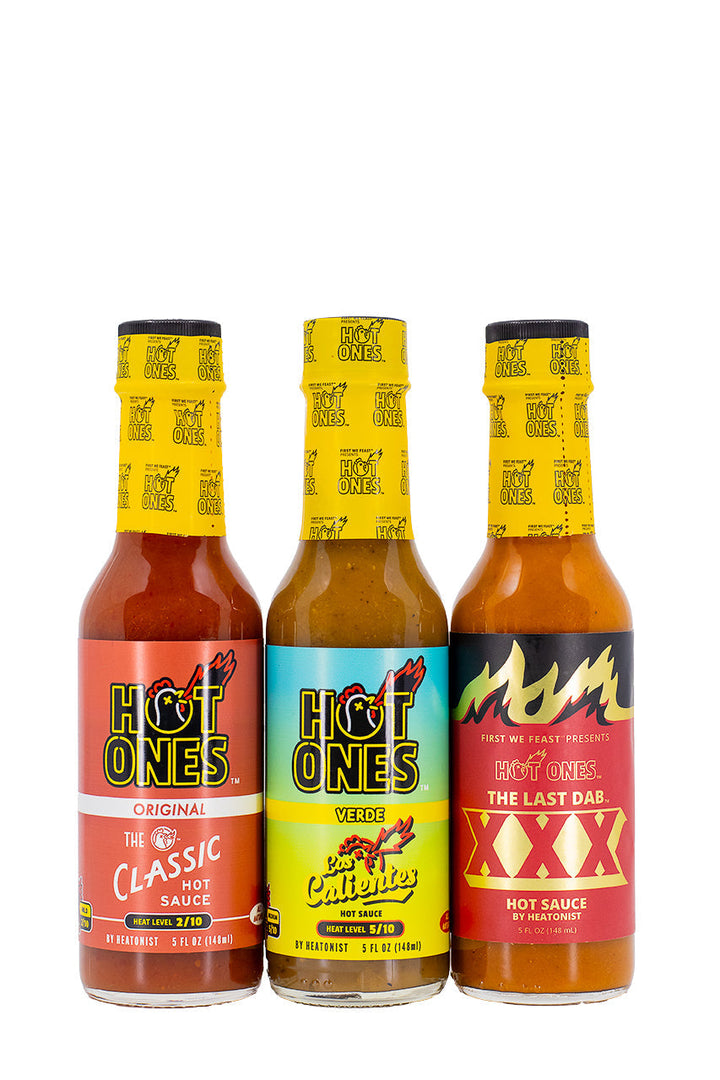 Hot Ones Trio Pack - Original | Hot Ones Hot Sauce K7