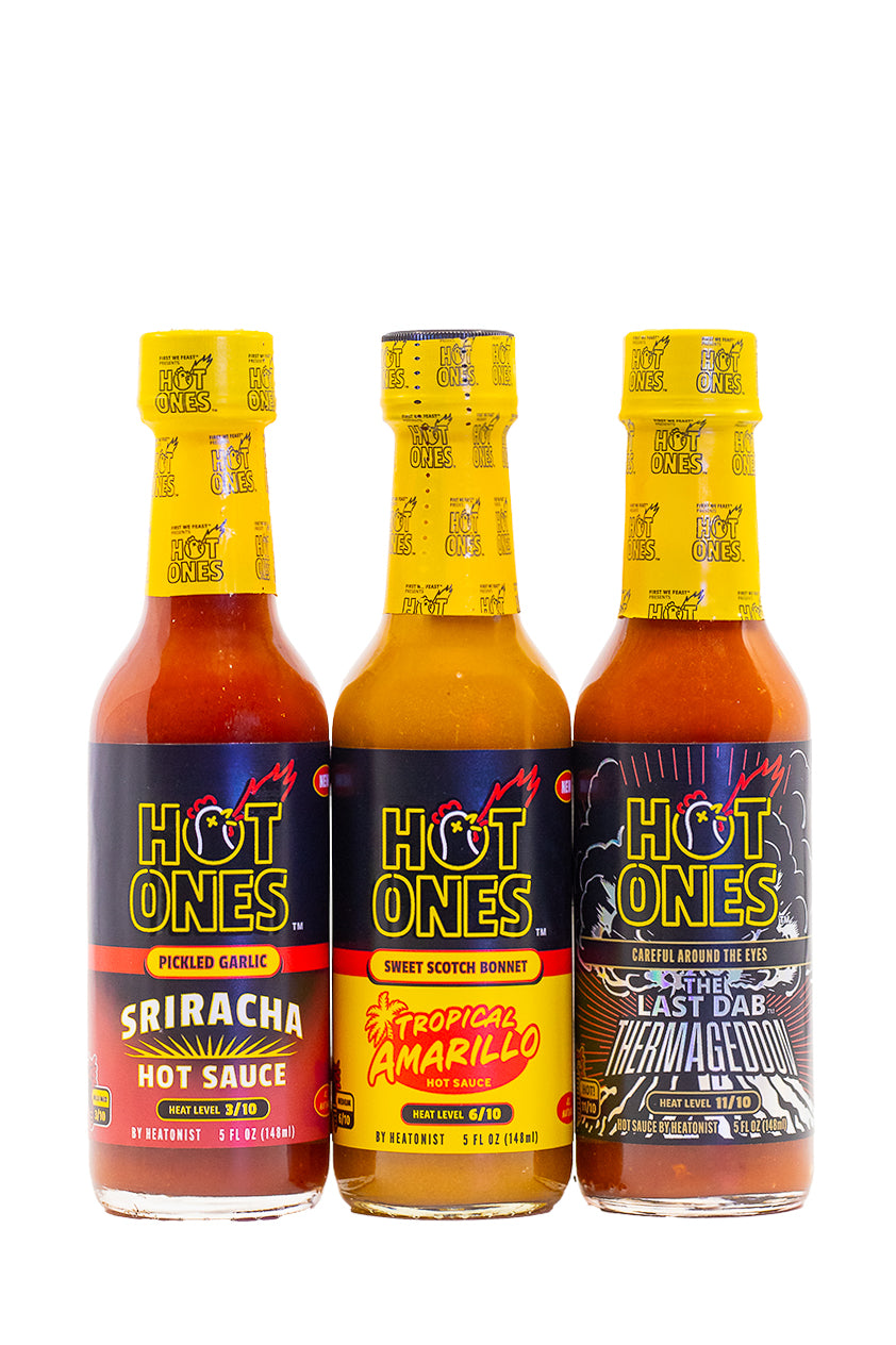 Hot Ones Hot Sauce Trio Pack - Season 28 Y1