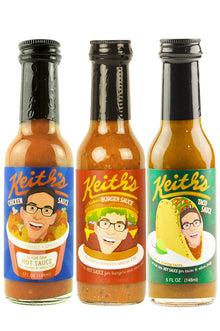 Keith's Hot Sauce Trio Pack T8