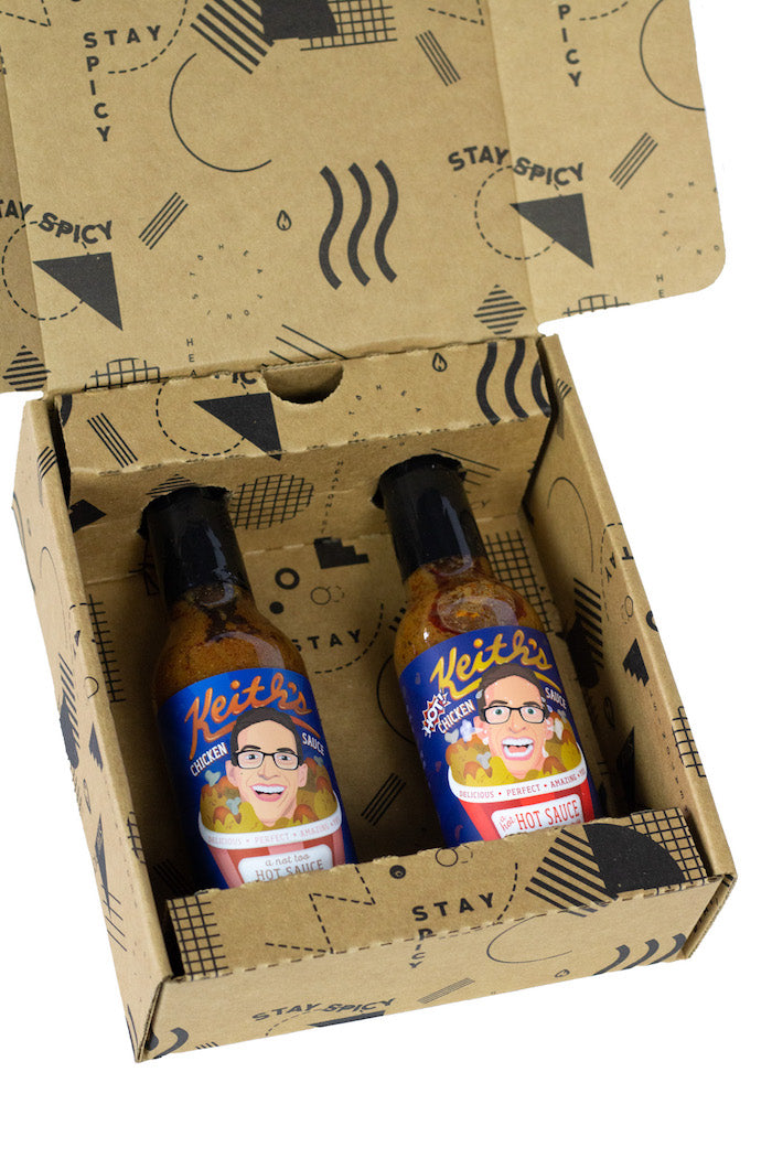 Keith's Chicken Sauce Hot Sauce Duo Pack | Keith's P4