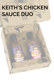 Keith's Chicken Sauce Hot Sauce Duo Pack | Keith's P8