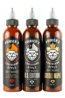 Poirier's Louisiana Style Hot Sauce Trio Pack | Dustin Poirier’s Louisiana Style H0